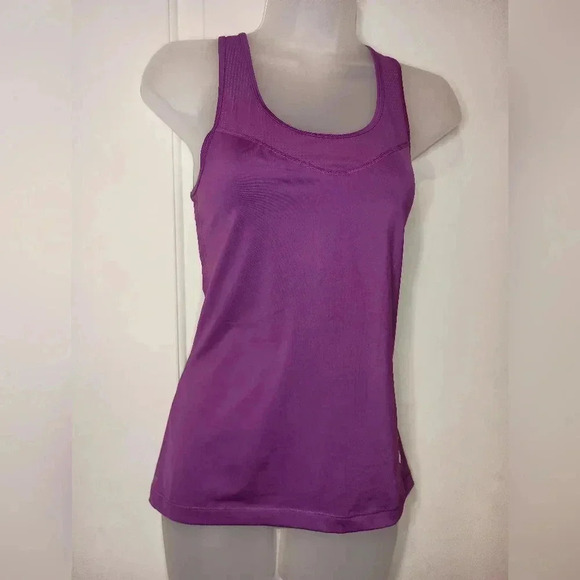2/$30 NIKE PRO Mesh Casual Athletic Sporty Purple active Summer tank top (#868) - Picture 1 of 6